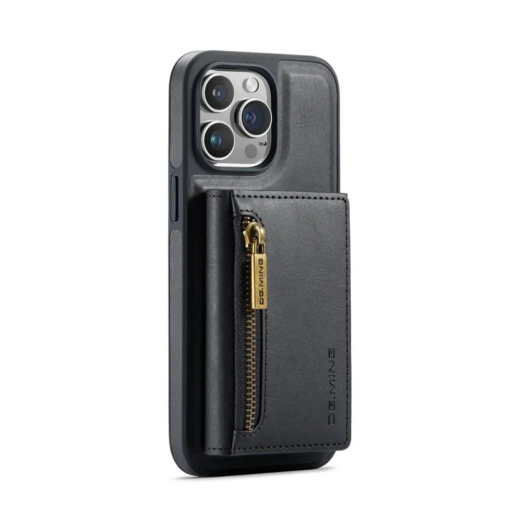 Norvo | RFID iPhone Lommebok Deksel | Avtakbar Magnetisk Lærbilfeste Støtsikker Deksel