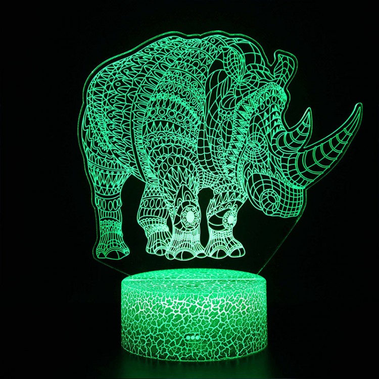 Skanto | 3D Lampe Nesehorn Majestet