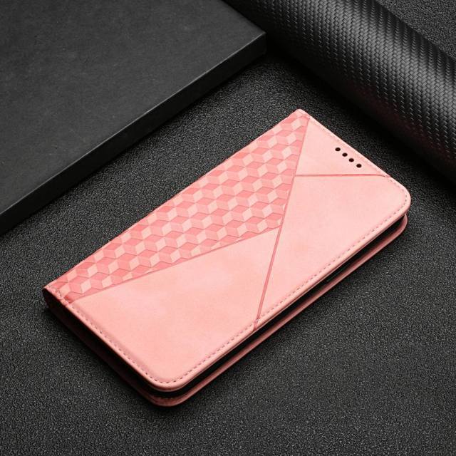 Skanto | Rombe mønster lommebokdeksel for Samsung Galaxy S21/S20