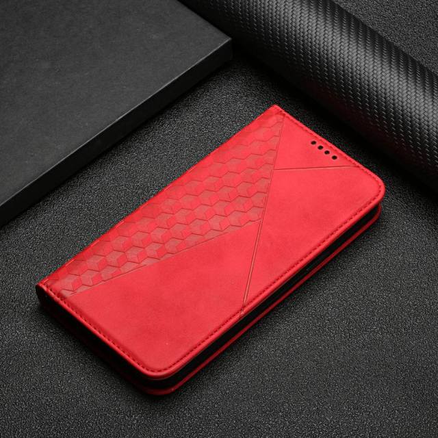 Skanto | Rombe mønster lommebokdeksel for Samsung Galaxy S21/S20
