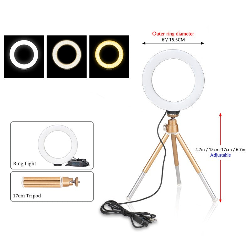 RubyGlow Ring Light – Perfekt lys for bilder Skanto