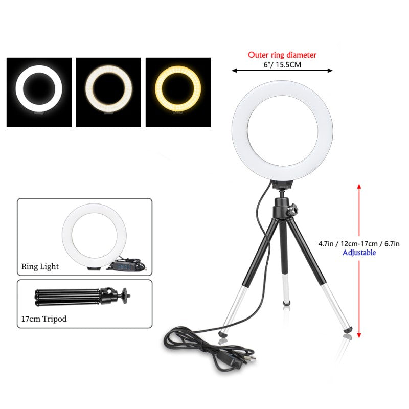 RubyGlow Ring Light – Perfekt lys for bilder Skanto