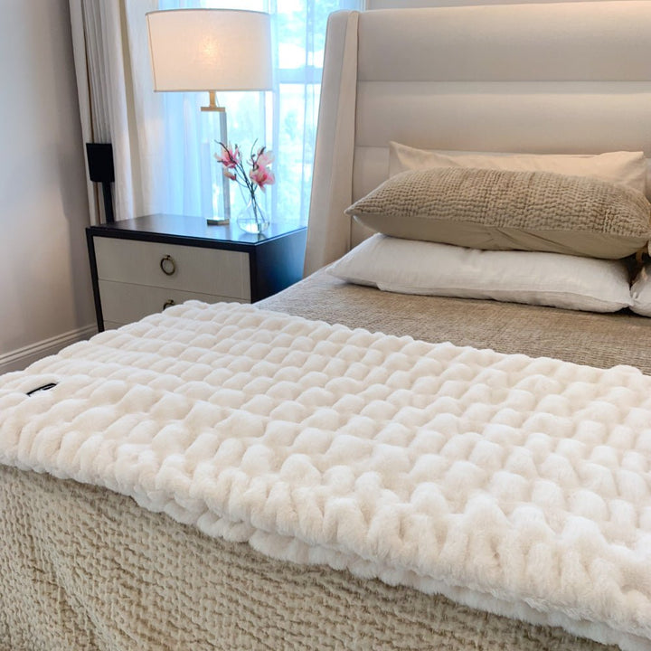 Faux Fur Blanket Ripple | Skanto