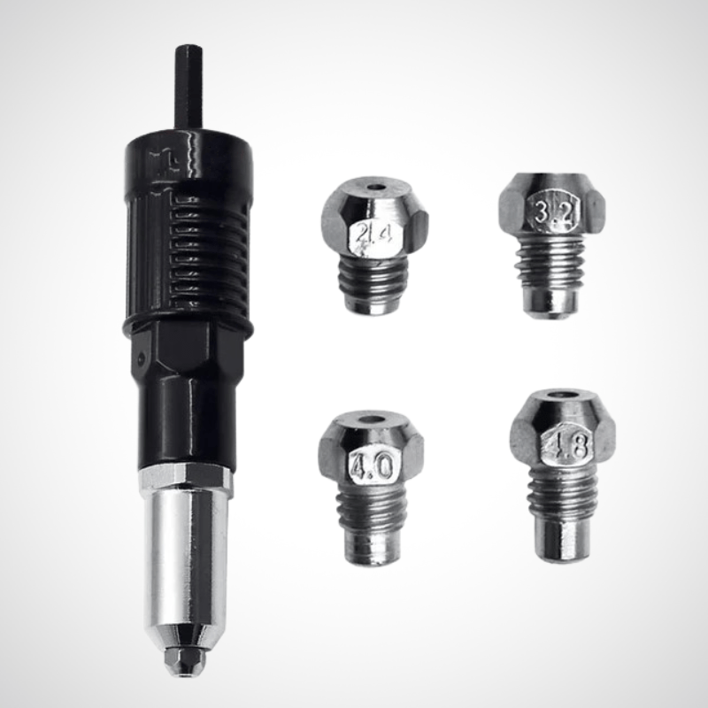 Skanto | DrillRivet Quick – Universell adapter for elektrisk drill riveting