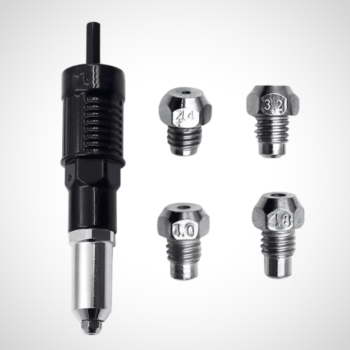 Skanto | DrillRivet Quick – Universell adapter for elektrisk drill riveting