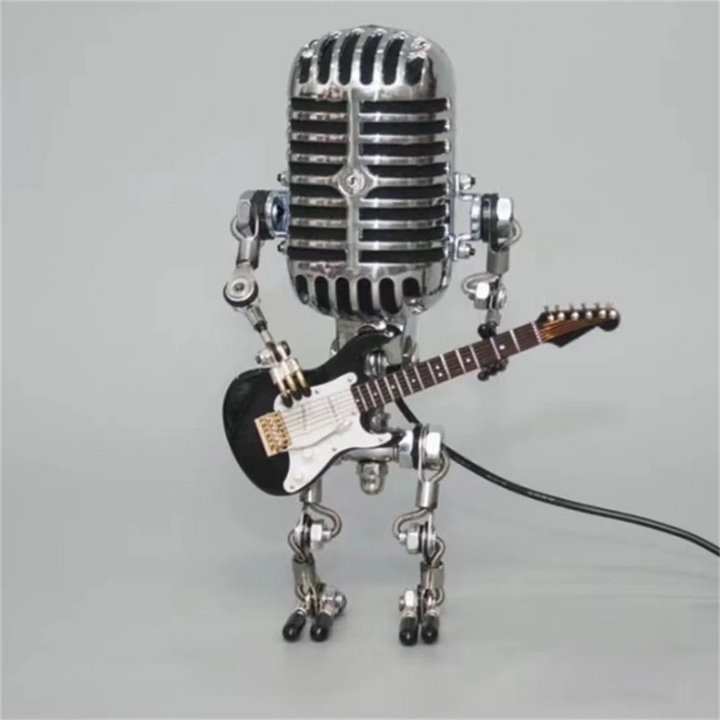 Skanto | Bordlampe med industriell robot gitar design