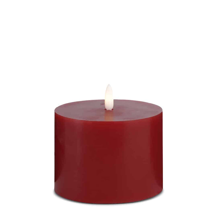 LED lysestake (1 stk) med realistisk 3D flamme 10 x 10 cm | Skanto