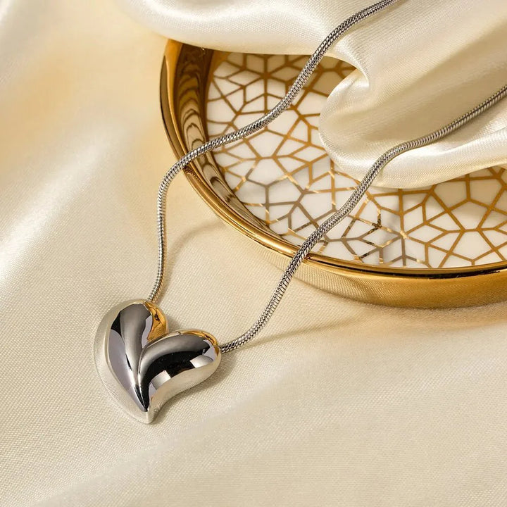 Skanto | Romantisk Kjærlighets Hjerte Halskjede