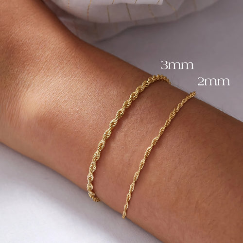 Skanto | Romantisk Tau Kjede Par Armbånd Sett