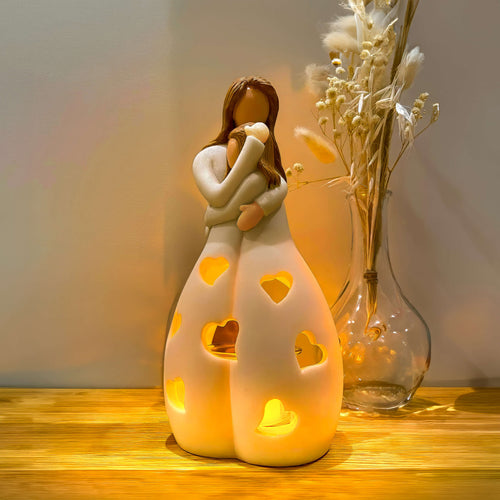 Skanto | Bordlampe Romantisk Harpiks Varm Hjerte Lys