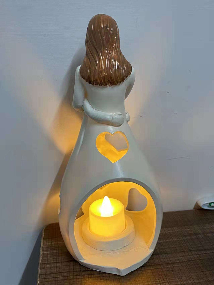Skanto | Bordlampe Romantisk Harpiks Varm Hjerte Lys
