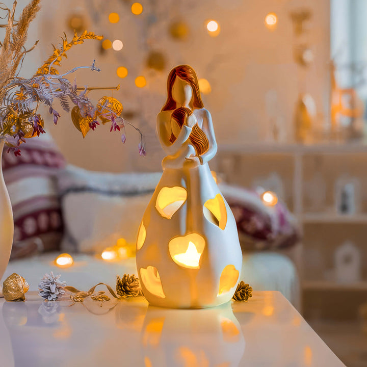 Skanto | Bordlampe Romantisk Harpiks Varm Hjerte Lys