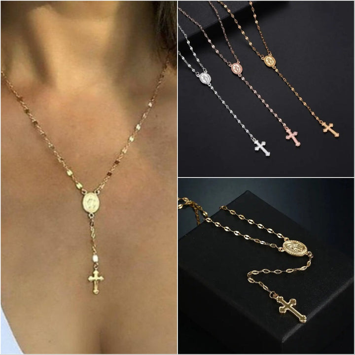 Skanto | Spirituell Rosary Halskjede – Stilfull Tro Smykke for Enhver Anledning