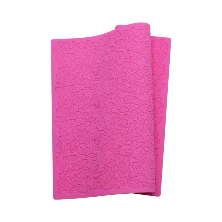 Rose Flower Lace Mold Kakekantdekorasjon Fondant Baking Dekorering | Skanto
