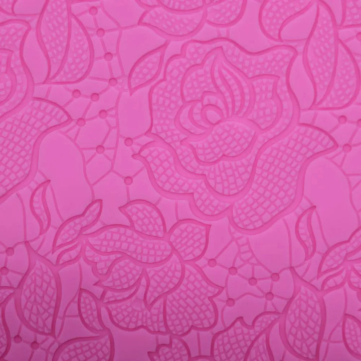 Rose Flower Lace Mold Kakekantdekorasjon Fondant Baking Dekorering | Skanto