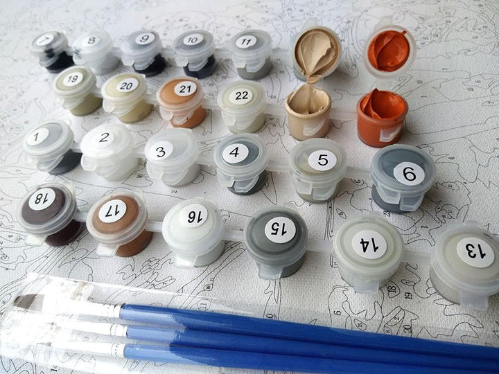 Rose Universe - Van-Go Maler-Nummer Kit | Skanto
