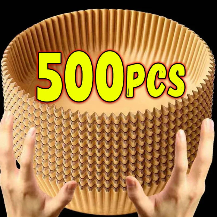 Rund Air Fryer Papp Engangs Non-Stick Bakepapir Mikrobølgeovn | Skanto