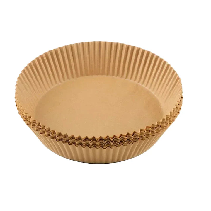 Runde luftfrityrpapir engangs non-stick bakepapir mikrobølgeovn | Skanto