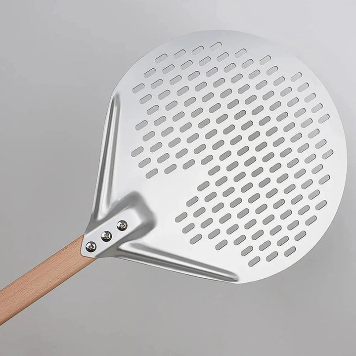 Rund Pizza Vending Spade Pizza Paddle med Trehåndtak Pizza Spade | Skanto