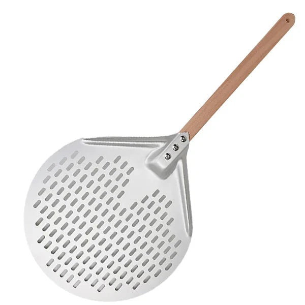 Rund Pizza Vending Spade Pizza Paddle med Trehåndtak Pizza Spade | Skanto