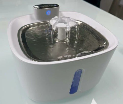 Smart Drikkefontene for Katter og Hunder – 3.2L Rustfritt Stål med Filter | Skanto