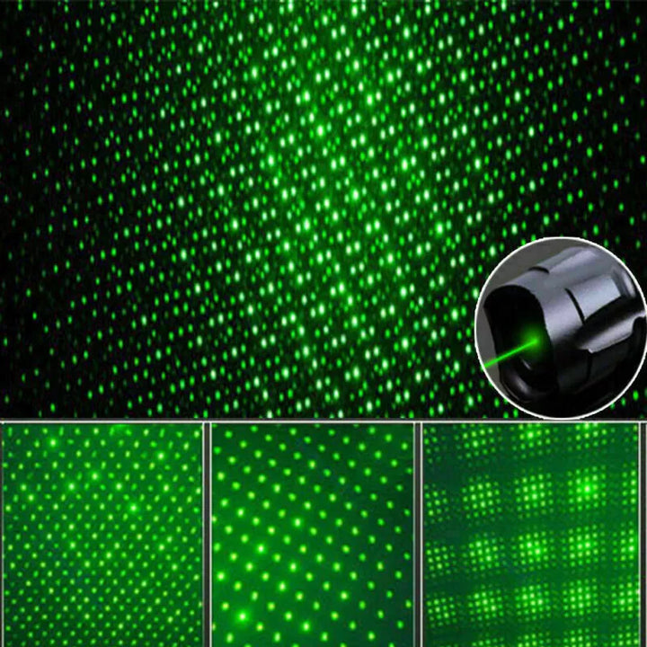 Skanto | Laserpeker Oppladbar Grønn Lang rekke Lommelykt