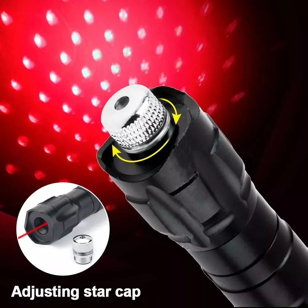 Skanto | Laser Pointer Oppladbar Rød Multitool Lommelykt Sett