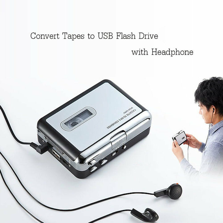 Skanto | Kasset-til-MP3 format konverter - Lagre til USB minnepinne - Musikkspiller