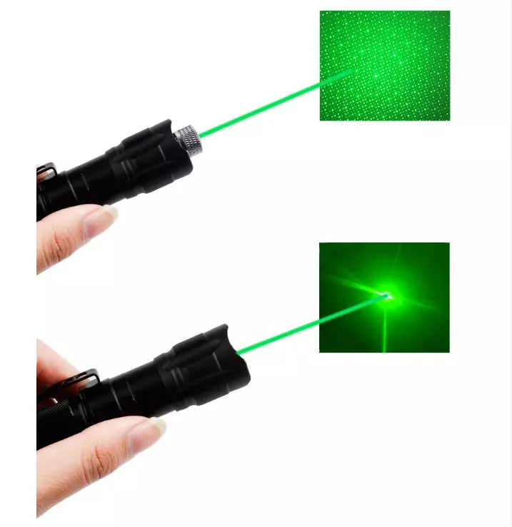 Skanto | Laserpeker Oppladbar Grønn Lang rekke Lommelykt