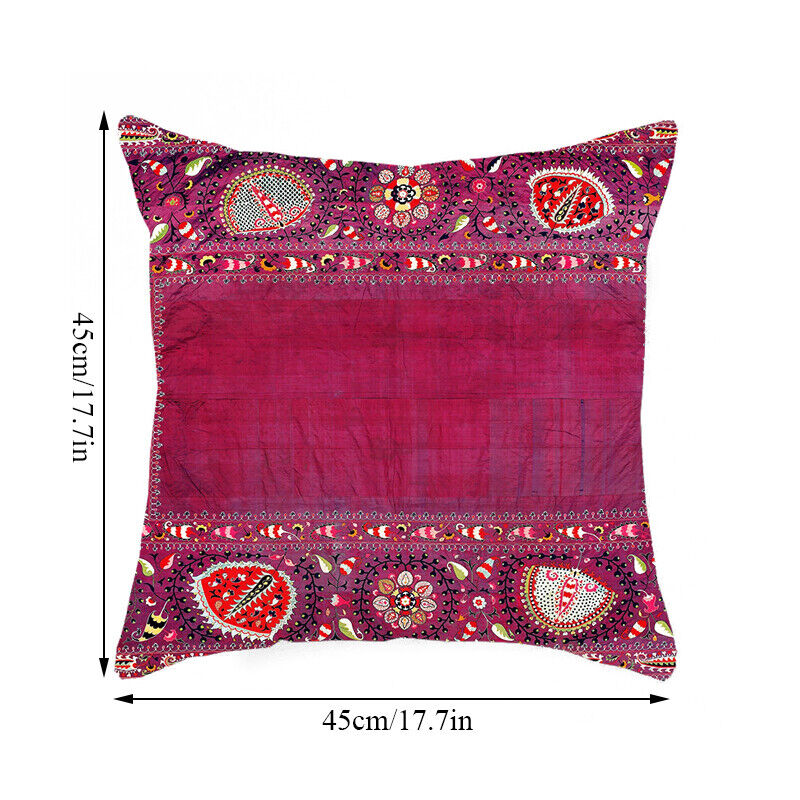 Etnisk Boho Mandala Trykk Lin Kasteputeveske Sofapute Dekorasjon# Skanto