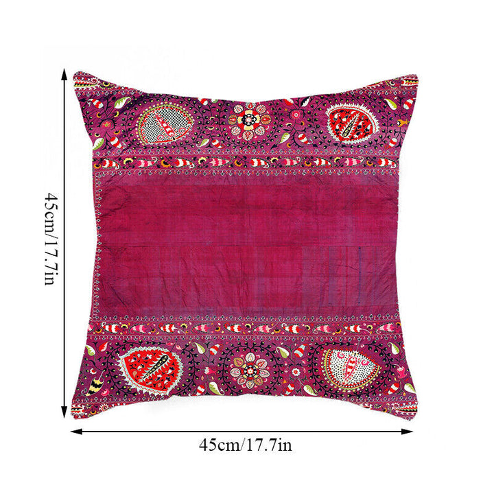 Etnisk Boho Mandala Trykk Lin Kastepute Dekorativ Pute Sofa Pute Hjemmeinnredning # Skanto