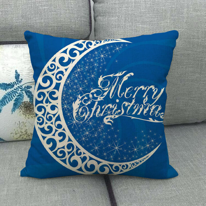 18" Cojines Merry Xmas Sofa Pute Deksel Tilbehør Hjem Sofa Dekor Putehylse Skanto