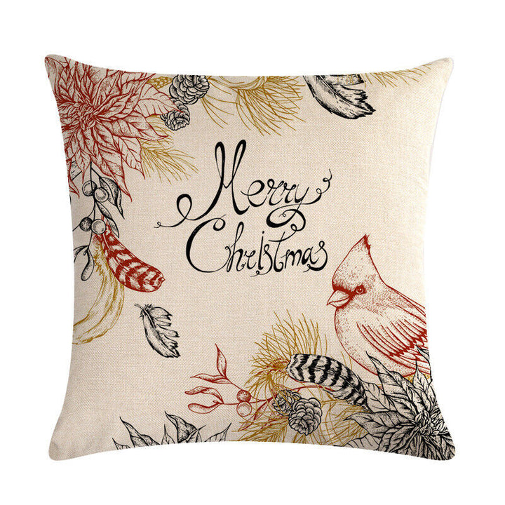 18" Cojines Merry Xmas Sofa Pute Deksel Tilbehør Hjem Sofa Dekor Putehylse Skanto