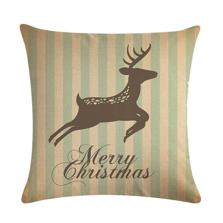 18" Cojines Merry Xmas Sofa Pute Deksel Tilbehør Hjem Sofa Dekor Putehylse Skanto