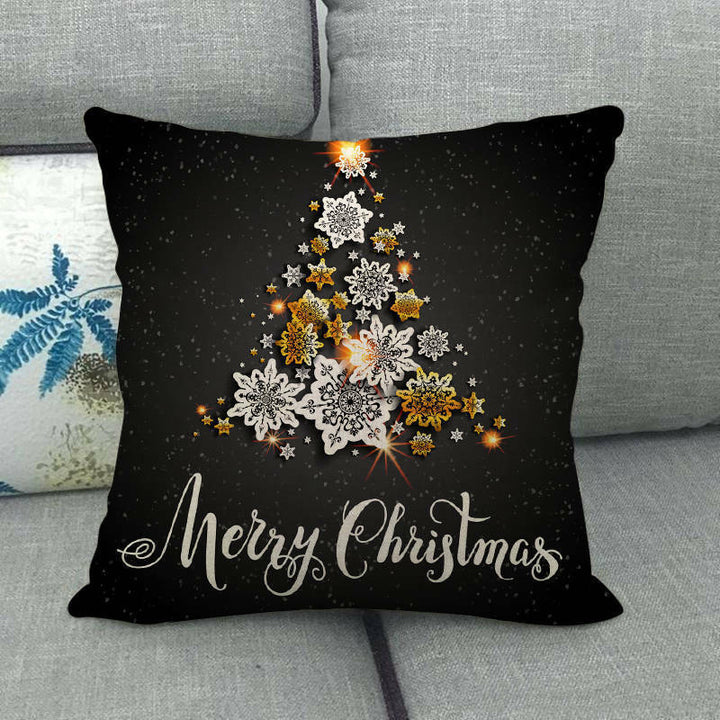 18" Cojines Merry Xmas Sofa Pute Deksel Tilbehør Hjem Sofa Dekor Putehylse Skanto