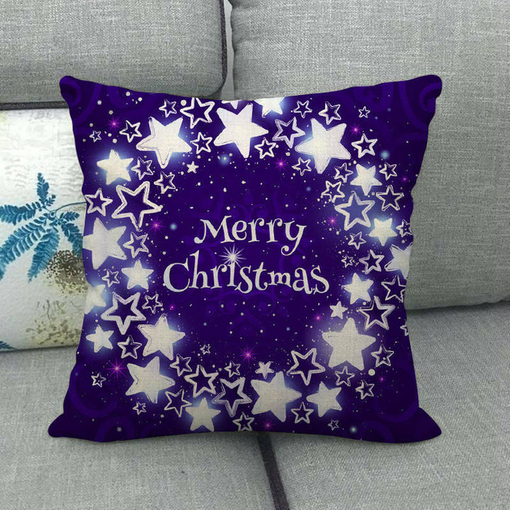 18" Cojines Merry Xmas Sofa Pute Deksel Tilbehør Hjem Sofa Dekor Putehylse Skanto