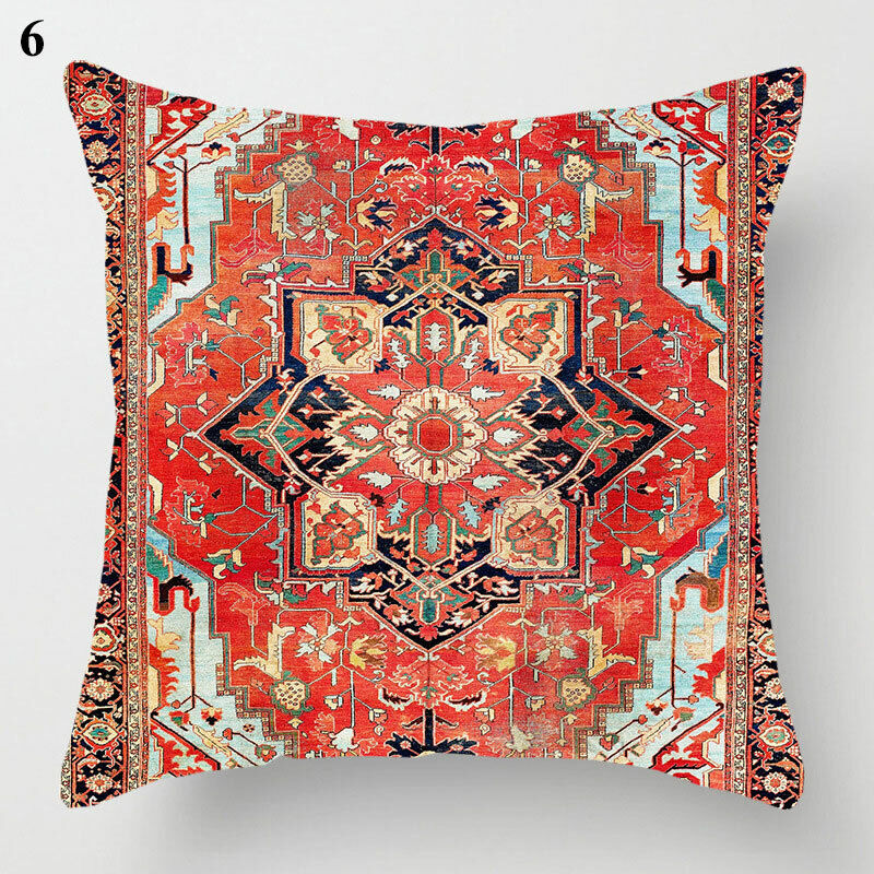 Etnisk Boho Mandala Print Kasteputevar Sofa Putetrekk Hjemmedekor Skanto