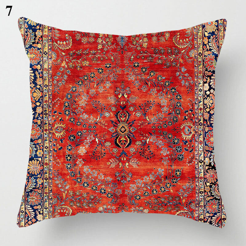 Etnisk Boho Mandala Print Kasteputevar Sofa Putetrekk Hjemmedekor Skanto