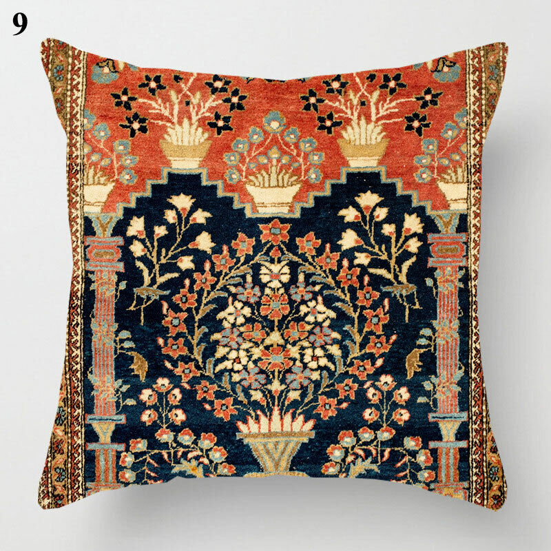 Etnisk Boho Mandala Print Kasteputevar Sofa Putetrekk Hjemmedekor Skanto