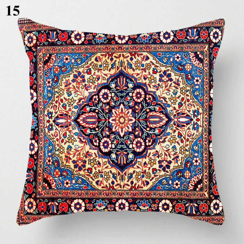 Etnisk Boho Mandala Print Kasteputevar Sofa Putetrekk Hjemmedekor Skanto