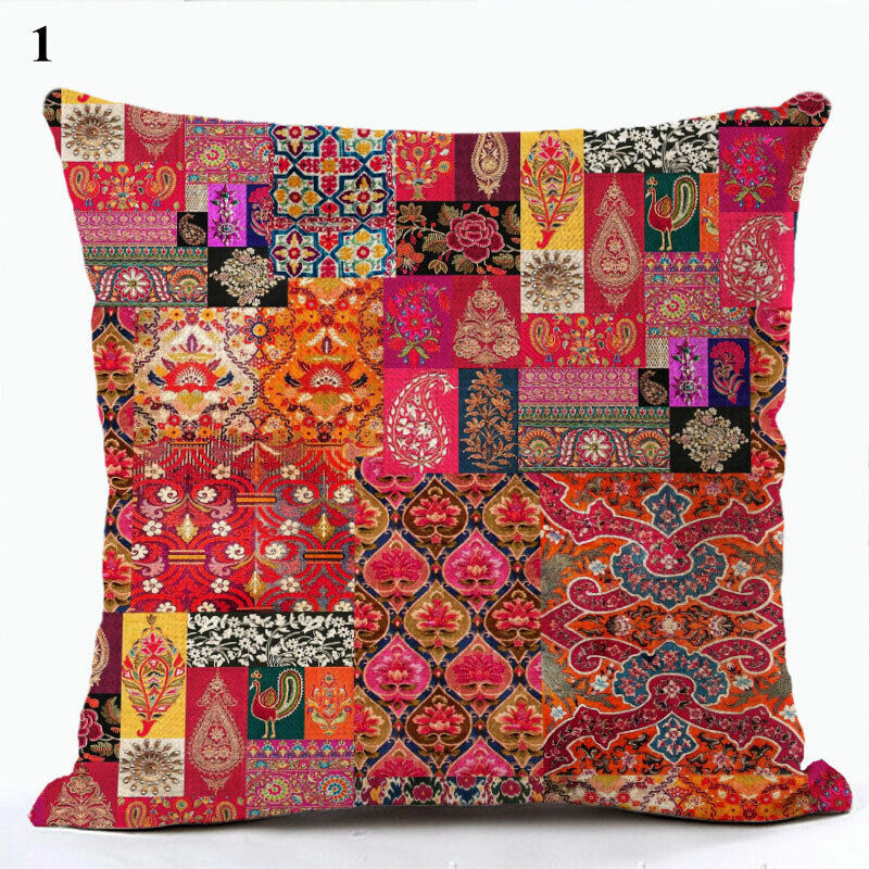 Etnisk Boho Mandala Print Kasteputevar Sofa Putetrekk Hjemmedekor Skanto
