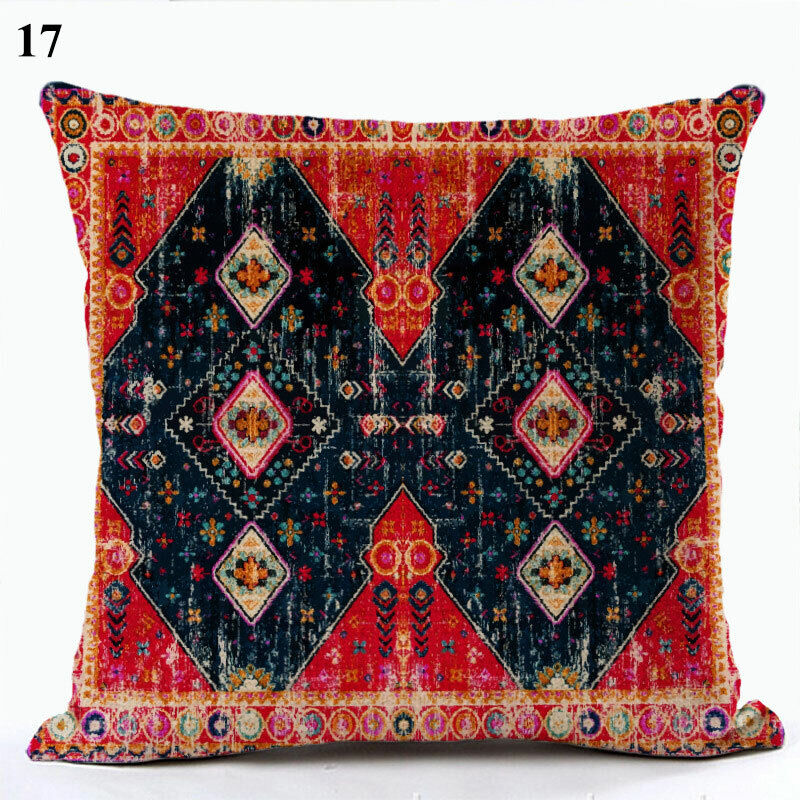 Etnisk Boho Mandala Print Kasteputevar Sofa Putetrekk Hjemmedekor Skanto