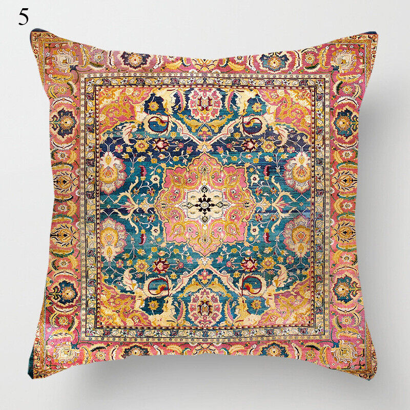 Etnisk Boho Mandala Print Kasteputevar Sofa Putetrekk Hjemmedekor Skanto