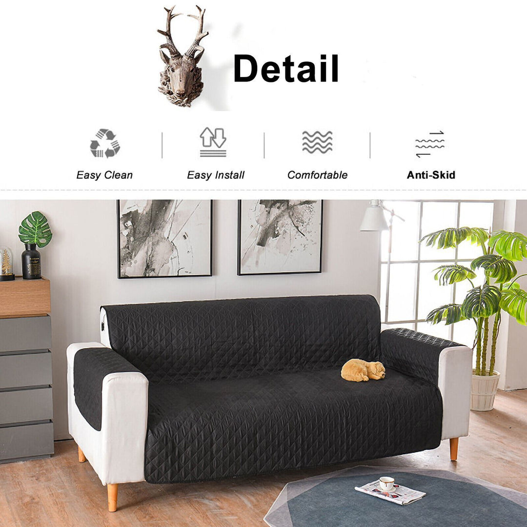 1/2/3 Seters Kjæledyr Sofa Beskyttelsesdeksel Quilted Sofa Deksel Lounge Slipcover Skanto