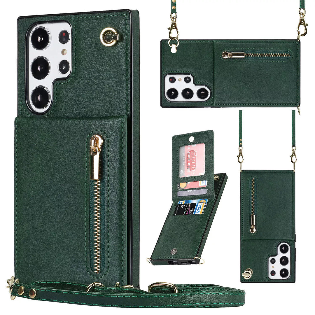 Skanto | 3i1 Telefonveske med kort- og myntlomme crossbody veske