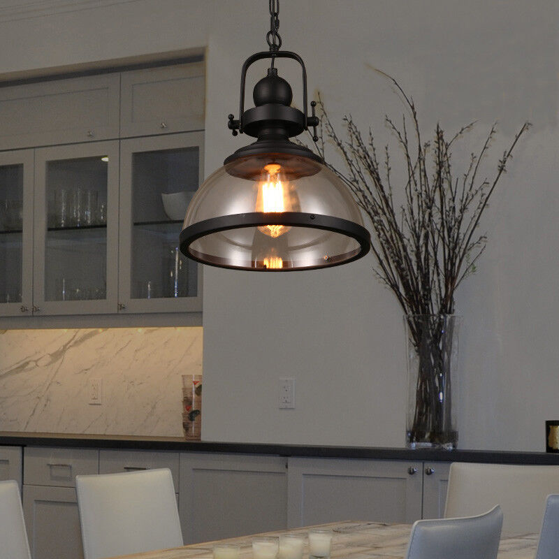 Skanto | Antikk Glass Jern Retro Industriell Kransekage Pendellamper Taklamper