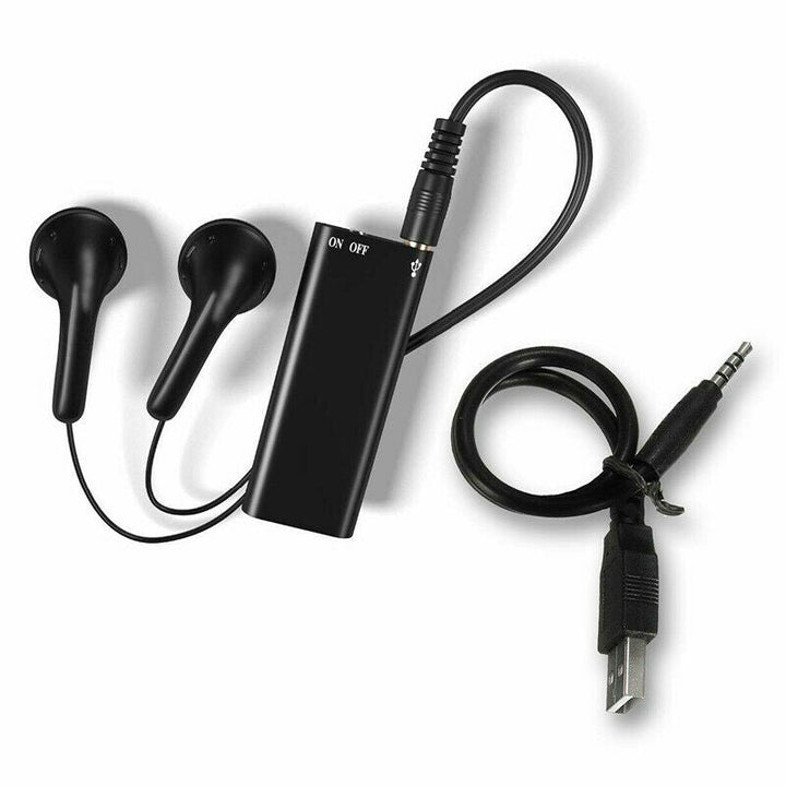 Skanto | Mini Taleopptaker – Mini Lydopptaker – Mini Opptaksenhet – Mindre Skjult Lydopptaker