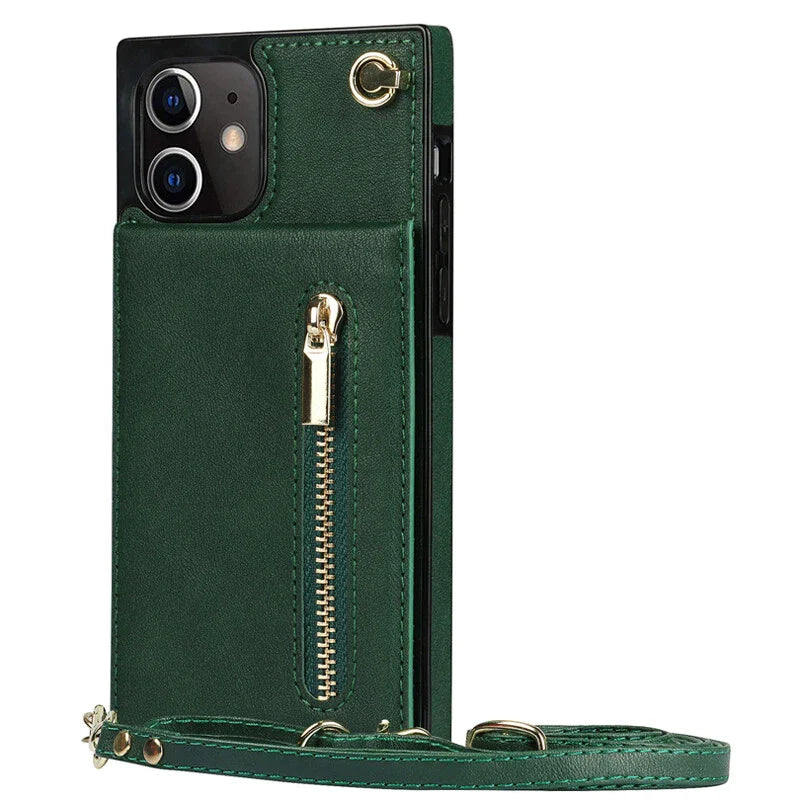 Skanto | 3i1 Telefonveske med kort- og myntlomme crossbody veske