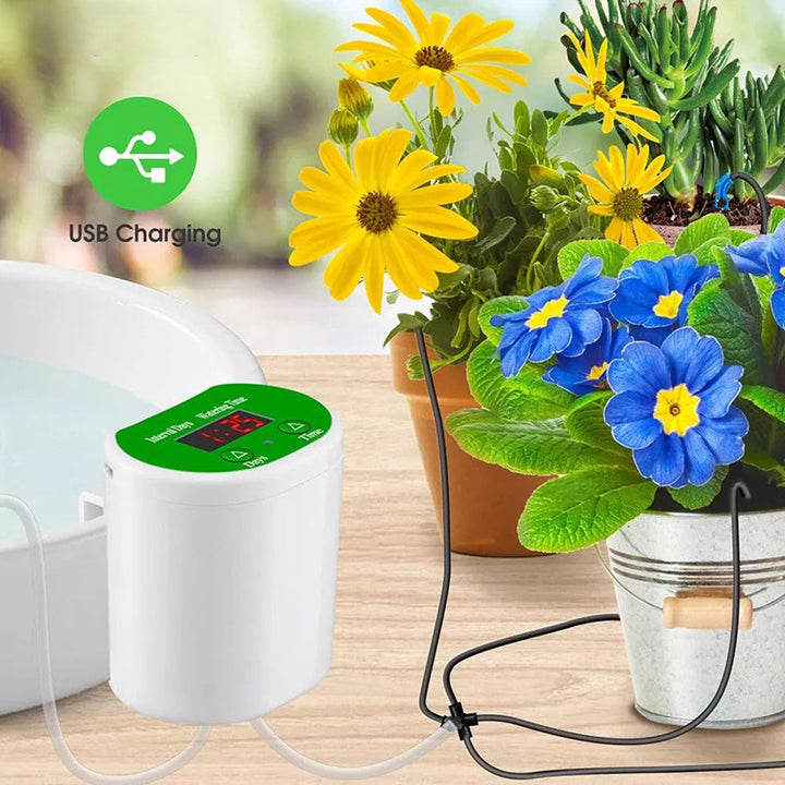 Skanto | Automatisk Vanning System for Innendørs Planter | Smart Vanning med Pumpe & Timer