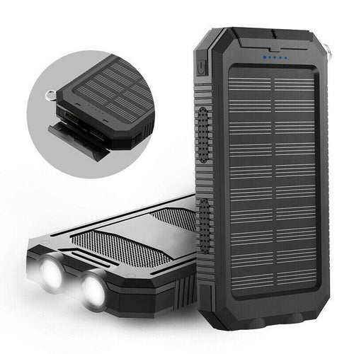 Skanto | Solenergi Power Bank Vanntett USB Lader Lommelykt